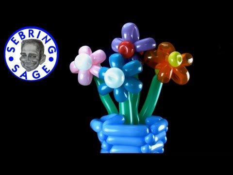 Balloon Flower Basket Balloon Flower Basket