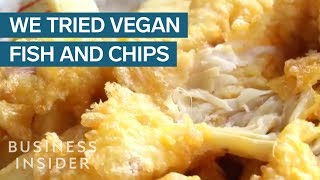 Vegan And Meat-Eater Try Vegan Fish And Chips