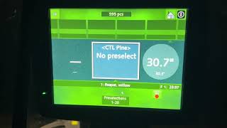 How to calibrate diameters, rebuild graph and check AD value for diameter position. Waratah 622B