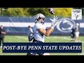 Penn State football news and notes on injuries, freshmen as Lions emerge from first bye week