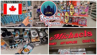 Canada 🇨🇦 New Brunswick Michaels أواني رمضان والأسعار في كندا مقاطعة نيو برونزويك مدينة مونكتون