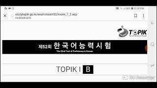 Giải đề thi 읽기 topik 1 kỳ 52 (ngữ pháp + từ vựng + đáp án) - Junheehaigiang