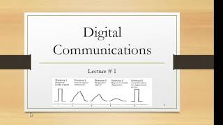 Digital Communication - V1 - Introduction to basic processing blocks in digital transceivers systems