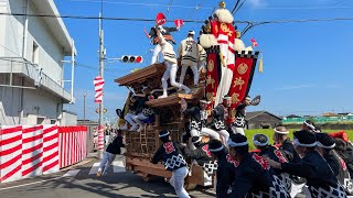 R4.9.11 泉佐野 安松町 だんじり修理入魂式 御披露目曳行 2022/09/11(日)