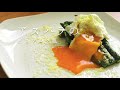 【asmr japanese cooking 料理動画】アスパラのビスマルク風 asparagus bismarck