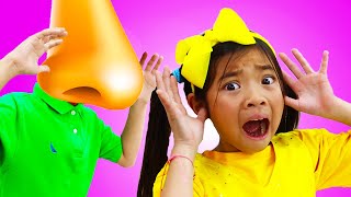 Emma and Andrew Learn About Lying| Good vs Bad Behavior for Kids | Funny Big Nose