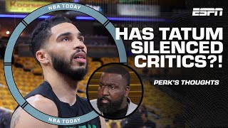 THE JOB IS NOT DONE‼️ Perk doesn't think Jayson Tatum has done enough to silence critics | NBA Today
