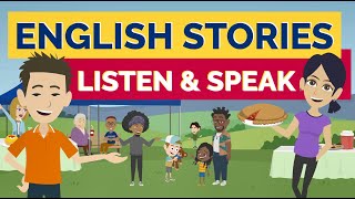 Learn English Through Stories The Neighborhood Picnic | Listen and Speak English