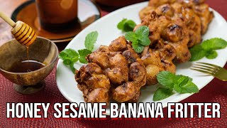 Delicious Honey Sesame Banana Fritters | HOW TO MAKE FRIED BANANA