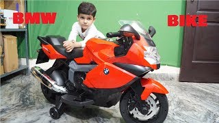 Kids play with BMW Sport Bike Unboxing And Assembling The POWER Wheels Ride on BMW Sport Bike