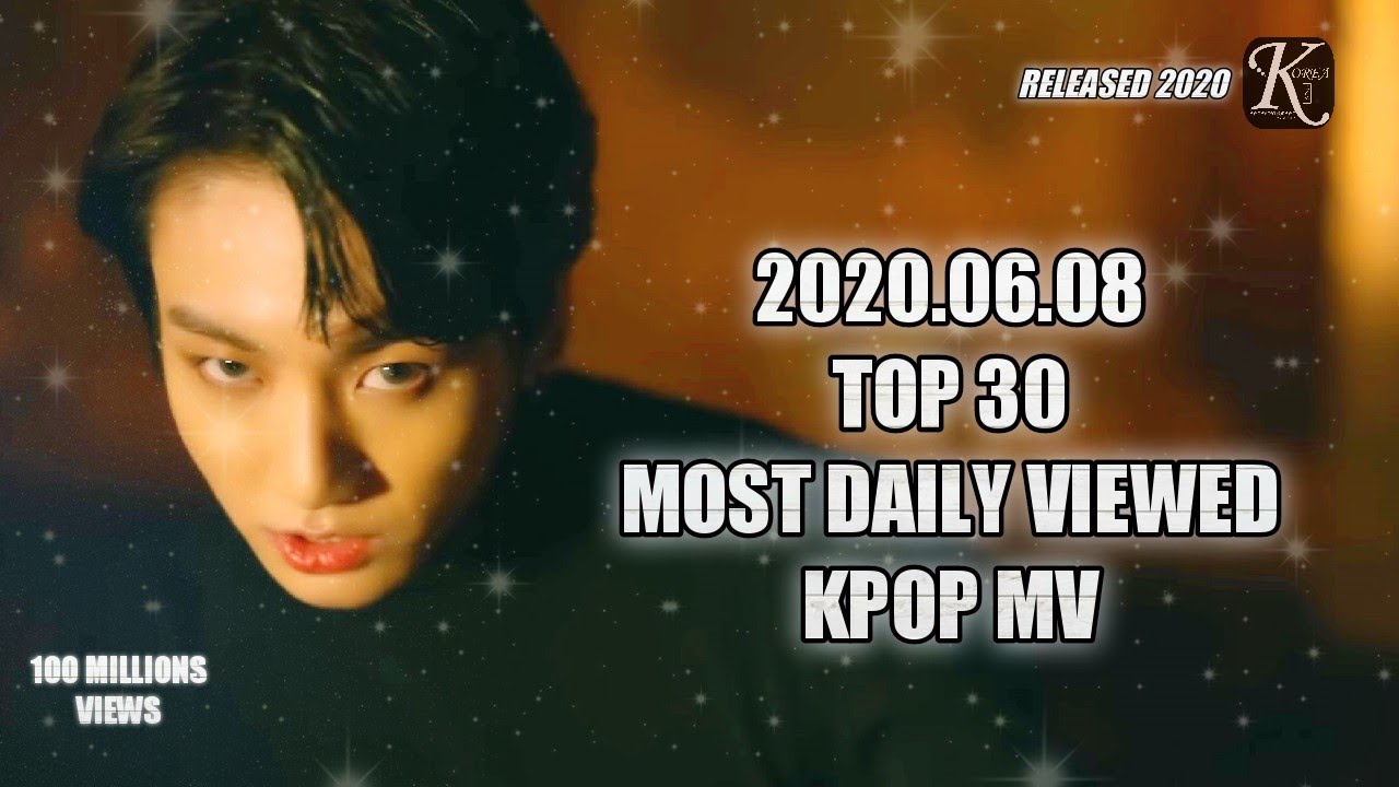 K Pop Mv Data Visualization Top 30 Most Daily Viewed Of K Pop Mv