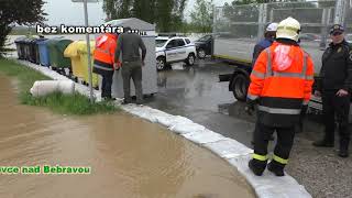 3. stupeň hydrologickej výstrahy pre okres Bánovce nad Bebravou - aktuálna situácia 17.5.2021, 17h