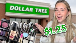 Trying a FULL FACE of DOLLAR TREE Makeup!! *gone wrong*