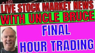 GME SOFI GHVI VGAC Live Final Hour of Trading Stock Market In Plain English with Uncle Bruce