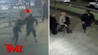 Jonathan Majors Surveillance Video Shows Fight with Girlfriend, She Chases Him | TMZ