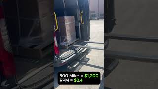 $1,200 in 7hrs With Cargo Van