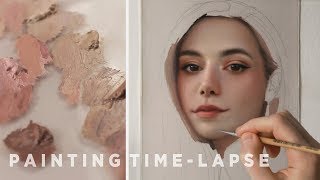 OIL PAINTING TIME-LAPSE  || Marzia