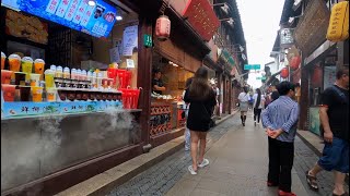 Qibao Old Street｜Shanghai Walk  City 4K｜Minhang｜Pedestrian Street｜Food Street｜Qibao Plaza Shopping