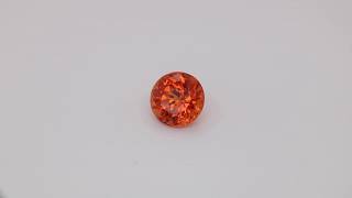 Mandarin Granat - orange, rund, 9,5x9,5 mm, 4,44 cts, Nr. MG60002