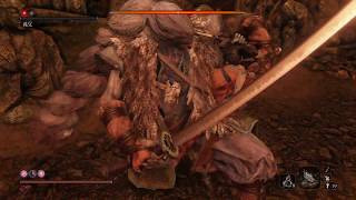 隻狼：暗影雙死 三年前 義父 苦難 厄憑難度 無傷  無道具義手Sekiro Boss OWL(Father} Hard and Demon Bell no damage