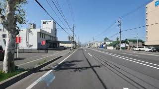 【車載動画】国道３９、旭川市永山の市街地に入ってきた（２０２４年５月１５日）