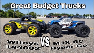 Wltoys 144002 VS Mjx RC Hyper Go RC Truck Battle