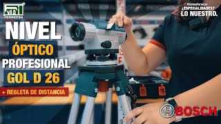 Nivel Óptico Profesional GOL 26 D Bosch | REVIEW