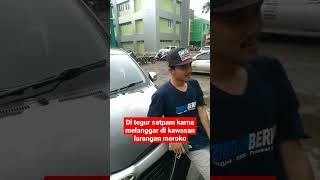 viral pemuda ini di tegur satpam, karna melanggar aturan #shorts #trending #terbaru