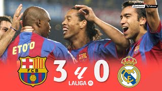 Barcelona 3 x 0 Real Madrid ● La Liga 04/05 Extended Goals & Highlights HD