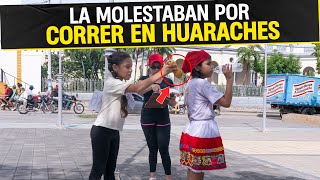 Molestaban a niña indigena por correr en huaraches