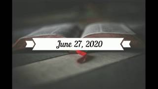 Daily Gospel Reading. June 27, 2020