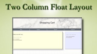 Two Column Float Layout