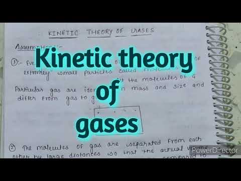 Kinetic Theory Of Gases| Complete Assumptions| Bsc Chemistry 1st Year ...