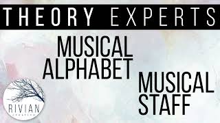 Musical Alphabet and Music Staff for Theory Experts Curriculum by Rivian Creative