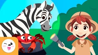 Wild animals, farm animals and aquatic animals for kids - Vocabulary for kids