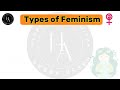 types of feminism liberal feminism radical feminism marxist feminism cultural feminism eco feminism