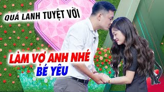 Cô bé ra đời cực giỏi lanh nhất chương trình hẹn hò khiến bạn trai ÔM HÔN muốn cưới nhau - Hẹn Hò QL