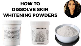 Skin Whitening Powders / Skin Whitening Ingredients #skinwhiteningpowders