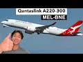 The NEW QANTAS A220 (Economy Class)