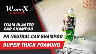 Wavex Foam Wash Car Shampoo | Super Thick Foam with Touchless Cleaning Experience