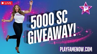 🔴 LIVE! on PLAYFAMENOW.COM Giving Away 5000 SC!