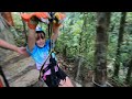 canopy adventure valle de antón panama. zipline in the jungle