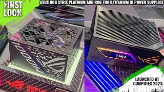 ASUS ROG Strix Platinum and ROG Thor Titanium III PSUs Launched With Unique VGA Voltage Stabilizer