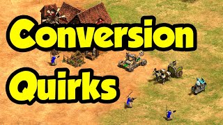 Conversion quirks \u0026 stats (AoE2)