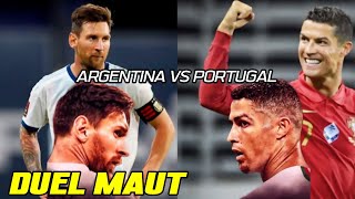 Argentina vs portugal,di Piala dunia 2022 qatar, messi vs ronaldo saling berebut juara grup