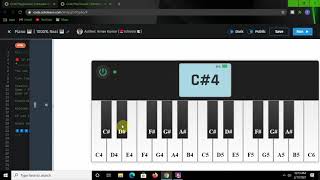 HTML CSS and JAVASCRIPT making small project piano. JavaScript #projects making piano.
