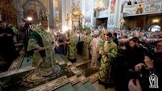 У день Святого Духа Предстоятель УПЦ очолив архієрейську хіротонію на Троєщині