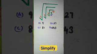 How to simplify problem related indices,surds and roots #indices #surds #indices #roots #maths #ssc