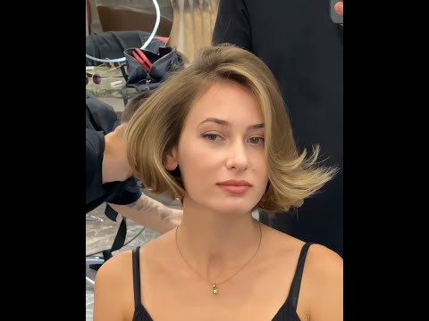 This blonde bob transformation is an instant hair game-changer