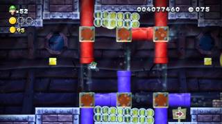 New Super Luigi U (Wii U) - Superstar Road-3 Walkthrough (1-Player)